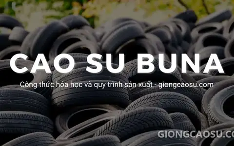 Sản phẩm cao su Buna tổng hợp từ butadien